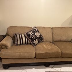 Couch, Love Chair, TV Stand 