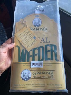 Grampa’s Metal Weeder-Metal post-used once-$40