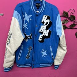 Boohooman Homme Multi Badge Varsity Jacket