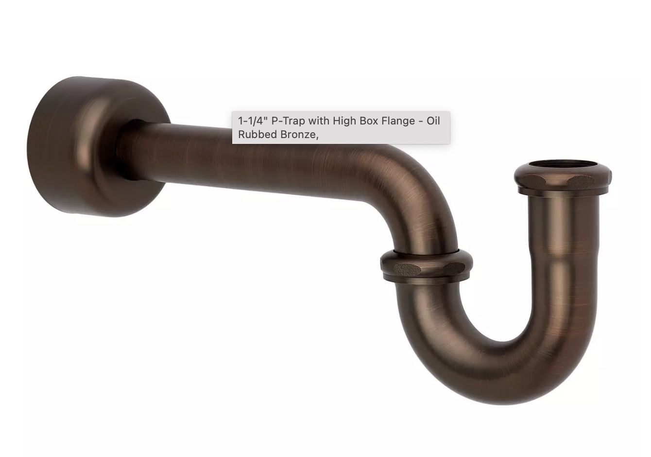 Moen P-trap