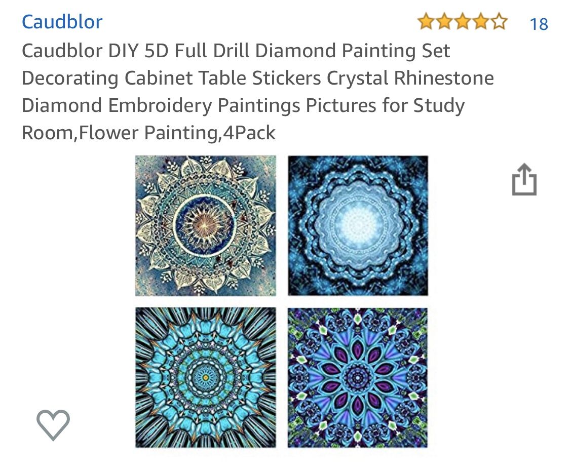 2- Diamond Painting Pieces