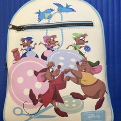 Loungefly Disney Cinderella Mice Mini Backpack  - NWT 