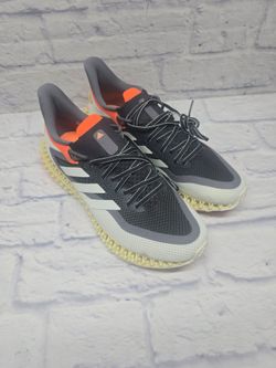 Adidas 4DFWD 2 Carbon Cloud White Metallic Running Shoes GX9250 Men's Size 10.5