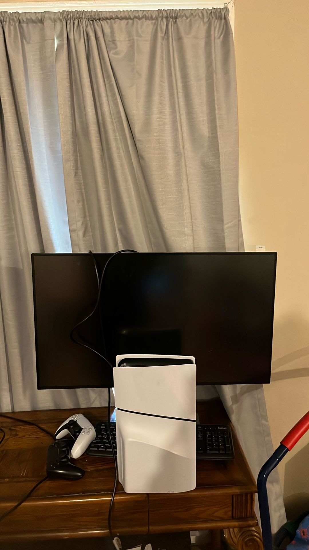 playstation and monitor