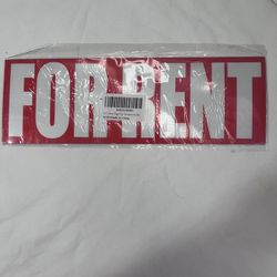 For Rent magnetict stick on real estate sign rider