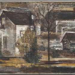 Stan Englehart “Autumn Light” – Vintage Mid-Century Landscape Oil Painting