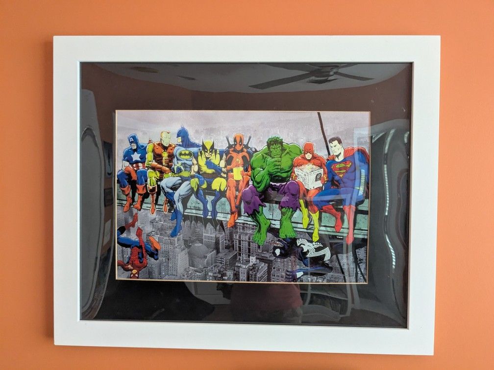 Framed Artwork - Marvel Superheroes 