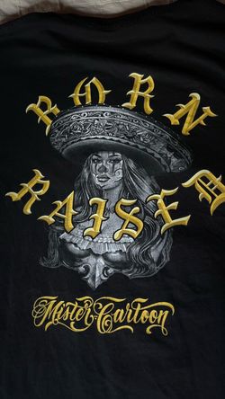 Born x Raised collab with Mr Cartoon