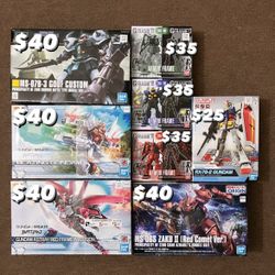 Gundam Model Kit Figures