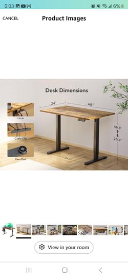 Heigh Adjustable Desk W/ Chair