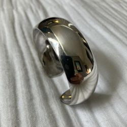 Brand New~925 Sterling Silver Domed Cuff Bracelet