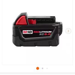Brand New Milwaukee 5.0 Battery In Packaging