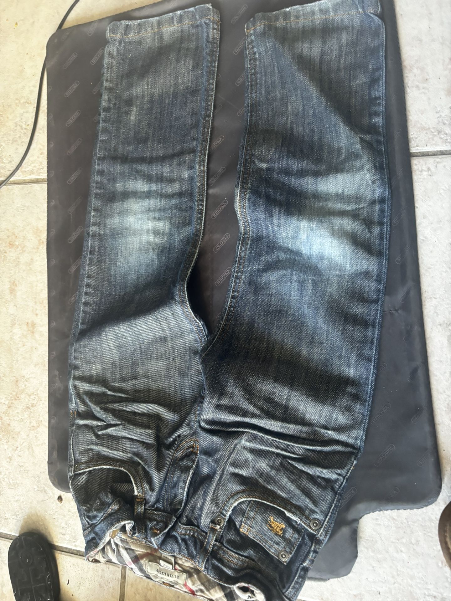 Burberry Jeans nova check logo kids dress pants unisex