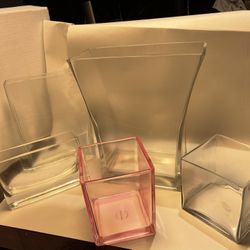 Assorted Glass Containers 