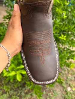 MENS BROWN WESTERN LEATHER BOOTS