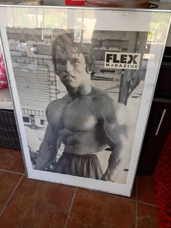 Arnold posing in his prime