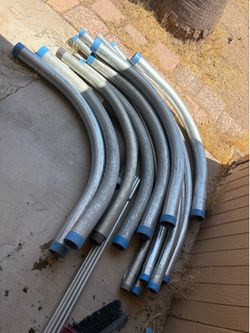 Rigid steel conduit 90s.