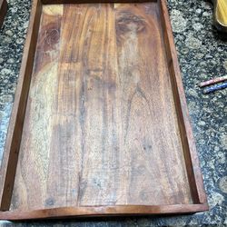 3 Pans Wooden Container Pan Like New