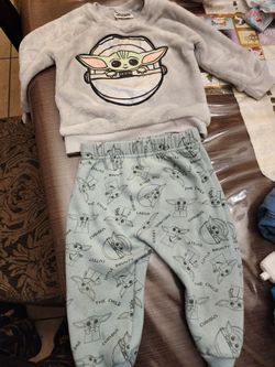 Baby Yoda "Grogu" 18 Months Outfit