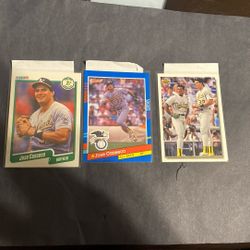 Jose Canseco Card Lot