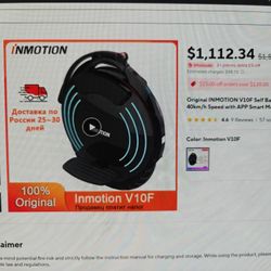 InMotion V10F Electric Unicycle EUC