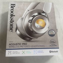 Head Phones Brookstone Acoustic Pro Wireless
