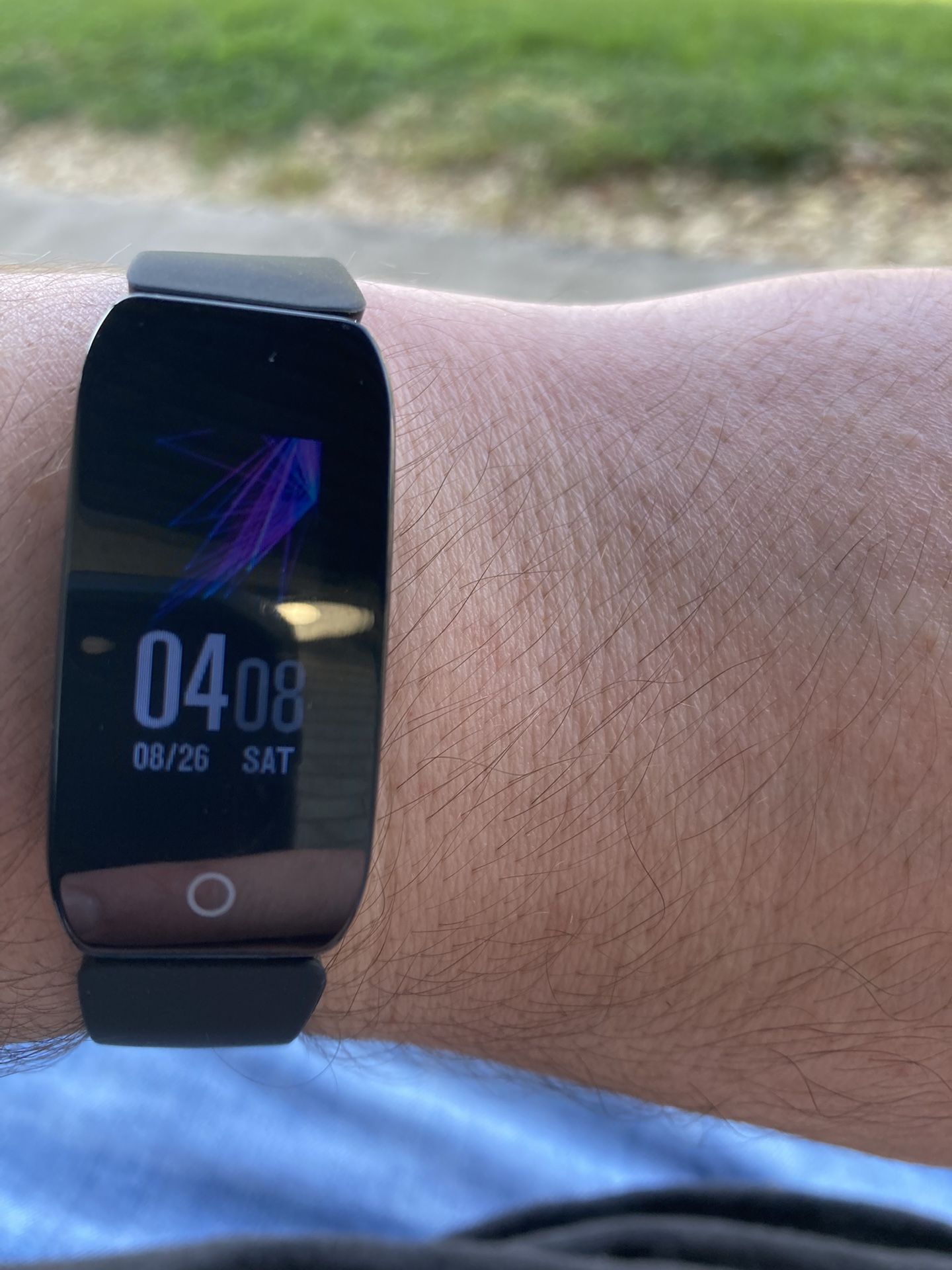 Off Brand Fitbit Gets Notifications Has Blue Tooth 