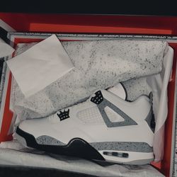Jordan 4 Retro White Cement Size 10.5 Men 