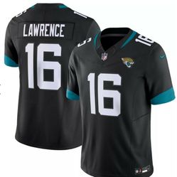 New! Men's Jacksonville Jaguars Trevor Lawrence #16 Vapor F.U.S.E. Black Limited
