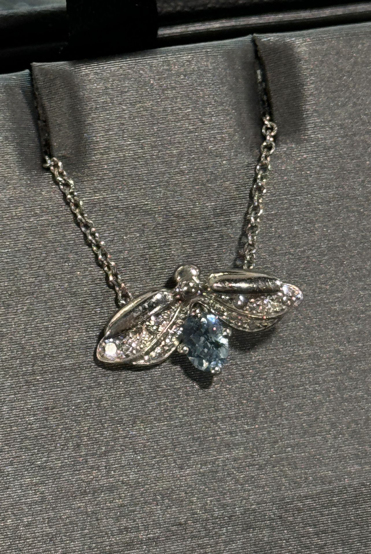 Tiffany Paper Flowers Tanzanite Firefly Pendant in Platinum