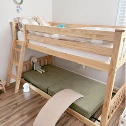 Max And Lily Montessori Bunk Bed Low Profile