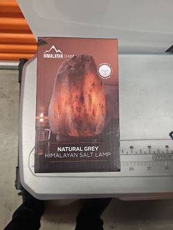 HIMALAYAN SALT LAMP NATURAL GREY