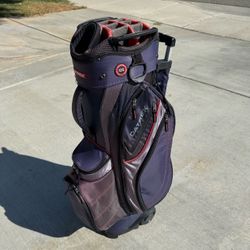 DATREK Golf cart bag with wheels. Individual Divider System. 14 way.