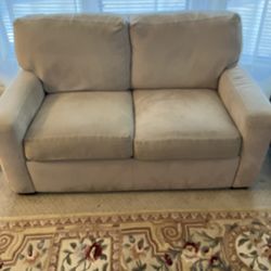 Sofa Bed, Loveseat, and Ottoman 