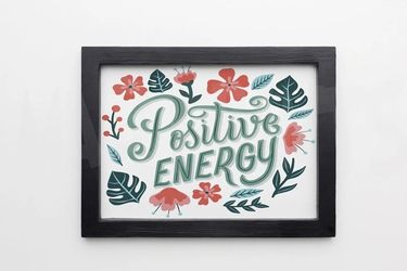 Inspirational Quote Art and Frame