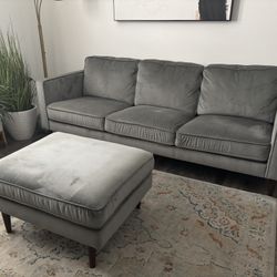 $150 - Sofa & Footstool