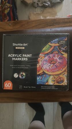 Shuttle Art Acrylic Paint Markers 60 Colors