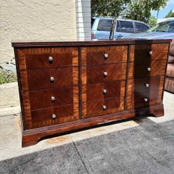 Solid Wood 9 Drawer Dresser