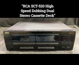 RCA SCT-550  Dual-Cassette Dubbing Deck