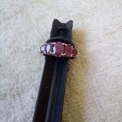 Sterling Silver Five Rupees Graduating Brilliant Carriage Ring