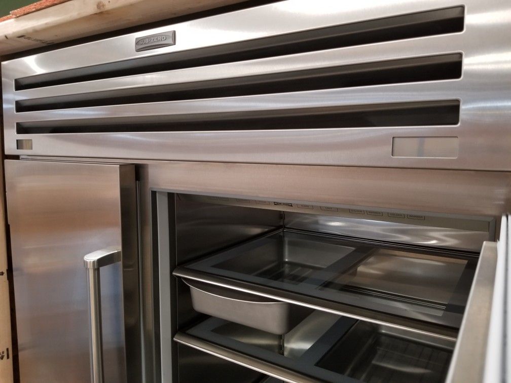 SubZero 648PROG 48 Inch Builtin SidebySide Refrigerator Stainless