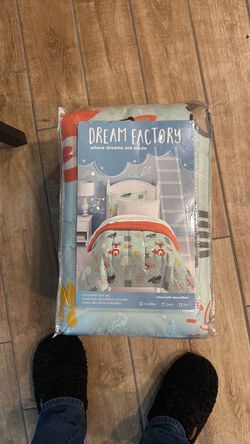 New Dream Factory Woodland Friends Twin 5-Piece Bedding Set