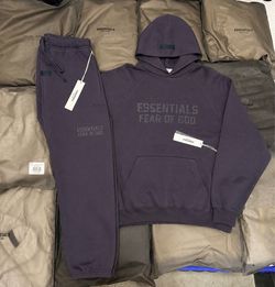 🔥 FOG Essentials Plum Burgundy Hoodie – Sizes S & L | Brand New | Last Ones Left