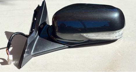 2014 Acura TL Left Driver Side Mirror Graphite Luster Metallic 11 Wire