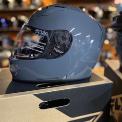 Helmet New Grey Dot Motorcycle Helmet $150