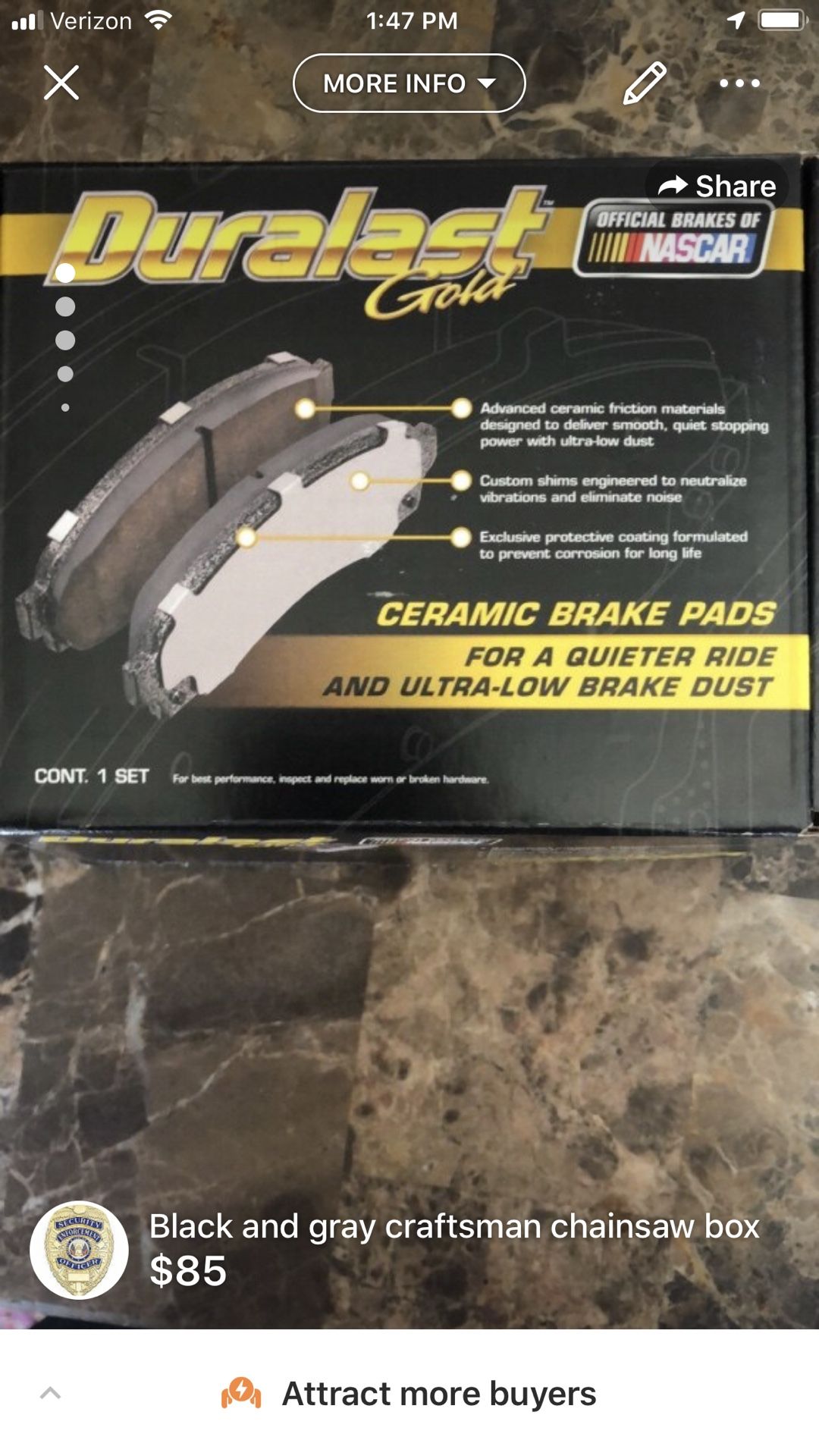 Duralast gold and max premium brake pads ceramic brake pads 50.00