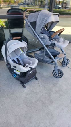 Nuna Mixx stroller w Nuna Pipa RX car seat