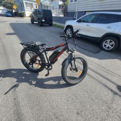 Aostirmotor Electric Bike Bicycle 48v 750watt 13 Ah  Only 82 Miles Brand New 