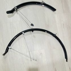 Used 700×45c Bicycle Fenders Scuffs And Scratches No Mounting Hardware 