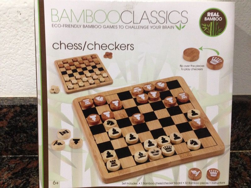 Bamboo Classics // Checkers & Chess